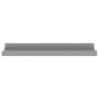 Wall shelves 4 units gray 40x9x3 cm by vidaXL, Shelves and shelves - Ref: Foro24-326674, Price: 22,49 €, Discount: %