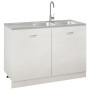 Double sink kitchen stainless steel 1200x500x155 mm by vidaXL, Sinks - Ref: Foro24-147238, Price: 151,15 €, Discount: %