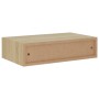 Estante con cajón de pared MDF roble 40x23,5x10 cm de vidaXL, Estantes y estanterías - Ref: Foro24-330247, Precio: 37,75 €, D...