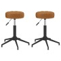 Swivel dining chairs 2 units brown velvet by vidaXL, dining chairs - Ref: Foro24-333035, Price: 64,40 €, Discount: %