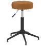 Swivel dining chairs 2 units brown velvet by vidaXL, dining chairs - Ref: Foro24-333035, Price: 64,40 €, Discount: %