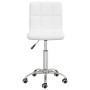 Silla de oficina giratoria de cuero sintético blanco de vidaXL, Sillas de oficina - Ref: Foro24-334333, Precio: 84,00 €, Desc...