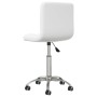 Silla de oficina giratoria de cuero sintético blanco de vidaXL, Sillas de oficina - Ref: Foro24-334333, Precio: 84,00 €, Desc...