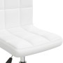 Silla de oficina giratoria de cuero sintético blanco de vidaXL, Sillas de oficina - Ref: Foro24-334333, Precio: 84,00 €, Desc...