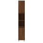 3-piece bathroom furniture set in brown oak plywood by vidaXL, Bathroom furniture - Ref: Foro24-3190274, Price: 182,94 €, Dis...