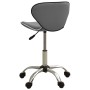 Silla de oficina de cuero sintético gris de vidaXL, Sillas de oficina - Ref: Foro24-3088630, Precio: 79,75 €, Descuento: %