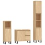 3-piece bathroom furniture set made of Sonoma oak plywood. by vidaXL, Bathroom furniture - Ref: Foro24-3190232, Price: 239,99...