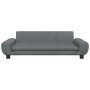 Dark gray velvet children's sofa 100x54x33 cm by vidaXL, Baby and Toddler Furniture - Ref: Foro24-3196381, Price: 85,41 €, Di...