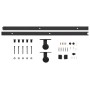 Kit de herrajes para puertas correderas SKIEN acero negro 200cm de vidaXL, Marcos de puertas - Ref: Foro24-145263, Precio: 75...