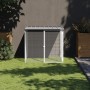 Chicken cage and awning light gray galvanized steel 103x98x90cm by vidaXL, Cages and habitats for small animals - Ref: Foro24...