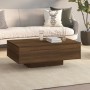 Mesa de centro madera contrachapada roble marrón 85x55x31 cm de vidaXL, Mesas de centro - Ref: Foro24-815761, Precio: 61,52 €...