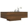 Mesa de centro madera contrachapada roble marrón 85x55x31 cm de vidaXL, Mesas de centro - Ref: Foro24-815761, Precio: 64,89 €...