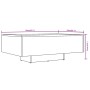 Mesa de centro madera contrachapada roble marrón 85x55x31 cm de vidaXL, Mesas de centro - Ref: Foro24-815761, Precio: 64,89 €...