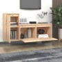 TV furniture 2 pieces solid pine wood by vidaXL, TV Furniture - Ref: Foro24-3100109, Price: 114,44 €, Discount: %