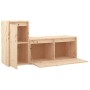 TV furniture 2 pieces solid pine wood by vidaXL, TV Furniture - Ref: Foro24-3100109, Price: 114,44 €, Discount: %