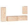 TV furniture, 2 pieces, solid pine wood by vidaXL, TV Furniture - Ref: Foro24-3100229, Price: 222,54 €, Discount: %