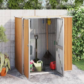 Garden tool shed galvanized steel 161x89x161 cm by vidaXL, Sheds - Ref: Foro24-316212, Price: 216,52 €, Discount: %