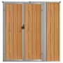 Cobertizo herramientas jardín acero galvanizado 161x89x161 cm de vidaXL, Cobertizos - Ref: Foro24-316212, Precio: 195,67 €, D...