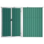 Cobertizo herramientas jardín acero galvanizado 225x89x161 de vidaXL, Cobertizos - Ref: Foro24-316213, Precio: 228,16 €, Desc...