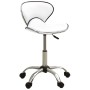 White synthetic leather beauty salon stool by vidaXL, Hairdressing chairs - Ref: Foro24-323673, Price: 79,75 €, Discount: %