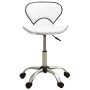 White synthetic leather beauty salon stool by vidaXL, Hairdressing chairs - Ref: Foro24-323673, Price: 79,75 €, Discount: %