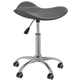 Gray Faux Leather Beauty Salon Stool by vidaXL, Hairdressing chairs - Ref: Foro24-323688, Price: 52,31 €, Discount: %