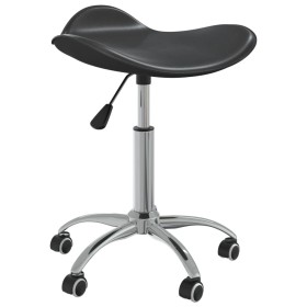 Schwarzer Hocker für Schönheitssalon aus Kunstleder von vidaXL, Friseurstühle - Ref: Foro24-323684, Preis: 51,99 €, Rabatt: %