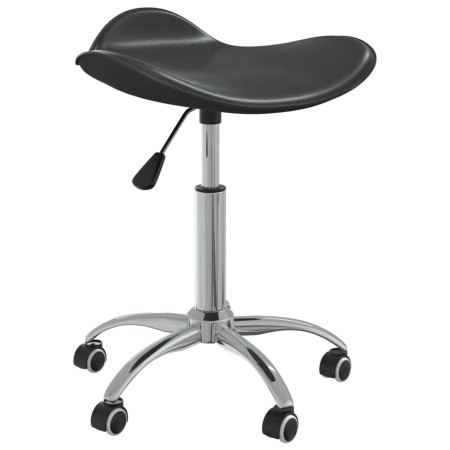 Black synthetic leather beauty salon stool by vidaXL, Hairdressing chairs - Ref: Foro24-323684, Price: 51,85 €, Discount: %