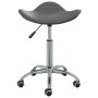 Gray Faux Leather Beauty Salon Stool by vidaXL, Hairdressing chairs - Ref: Foro24-323688, Price: 52,88 €, Discount: %