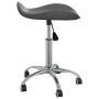 Gray Faux Leather Beauty Salon Stool by vidaXL, Hairdressing chairs - Ref: Foro24-323688, Price: 52,88 €, Discount: %