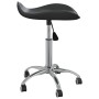 Black synthetic leather beauty salon stool by vidaXL, Hairdressing chairs - Ref: Foro24-323684, Price: 51,85 €, Discount: %