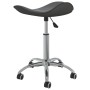 Gray Faux Leather Beauty Salon Stool by vidaXL, Hairdressing chairs - Ref: Foro24-323688, Price: 52,88 €, Discount: %