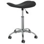 Black synthetic leather beauty salon stool by vidaXL, Hairdressing chairs - Ref: Foro24-323684, Price: 51,85 €, Discount: %