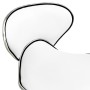 White synthetic leather beauty salon stool by vidaXL, Hairdressing chairs - Ref: Foro24-323673, Price: 79,75 €, Discount: %