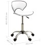 White synthetic leather beauty salon stool by vidaXL, Hairdressing chairs - Ref: Foro24-323673, Price: 79,75 €, Discount: %