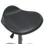 Taburete de salón de belleza de cuero sintético negro de vidaXL, Sillas de peluquería - Ref: Foro24-323684, Precio: 51,85 €, ...