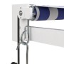 Blue and white automatic retractable awning 3x2.5 m by vidaXL, Awnings - Ref: Foro24-3154471, Price: 253,46 €, Discount: %