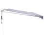 Toldo retráctil automático azul y blanco 5x3 m de vidaXL, Toldos - Ref: Foro24-3154475, Precio: 423,40 €, Descuento: %