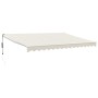 Toldo retráctil automático color crema 4x3 m de vidaXL, Toldos - Ref: Foro24-3154478, Precio: 333,42 €, Descuento: %