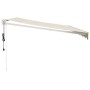 Toldo retráctil automático color crema 4x3 m de vidaXL, Toldos - Ref: Foro24-3154478, Precio: 333,42 €, Descuento: %