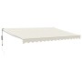 Toldo retráctil automático color crema 4,5x3 m de vidaXL, Toldos - Ref: Foro24-3154479, Precio: 371,24 €, Descuento: %