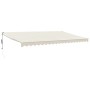 Toldo retráctil automático color crema 5x3 m de vidaXL, Toldos - Ref: Foro24-3154480, Precio: 458,13 €, Descuento: %