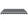 Toldo retráctil automático gris antracita 3,5x2,5 m de vidaXL, Toldos - Ref: Foro24-3154487, Precio: 279,16 €, Descuento: %