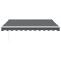 Toldo retráctil automático gris antracita 3x2,5 m de vidaXL, Toldos - Ref: Foro24-3154486, Precio: 253,46 €, Descuento: %