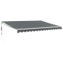 Anthracite gray automatic retractable awning 4x3 m by vidaXL, Awnings - Ref: Foro24-3154488, Price: 333,99 €, Discount: %