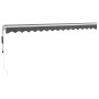 Toldo retráctil automático gris antracita 4x3 m de vidaXL, Toldos - Ref: Foro24-3154488, Precio: 333,10 €, Descuento: %