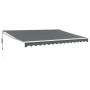 Toldo retráctil automático gris antracita 4,5x3 m de vidaXL, Toldos - Ref: Foro24-3154489, Precio: 356,99 €, Descuento: %