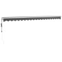 Toldo retráctil automático gris antracita 5x3 m de vidaXL, Toldos - Ref: Foro24-3154490, Precio: 448,31 €, Descuento: %