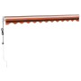 Toldo retráctil automático naranja y marrón 3x2,5 m de vidaXL, Toldos - Ref: Foro24-3154491, Precio: 253,57 €, Descuento: %