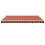 Orange and brown automatic retractable awning 4x3 m by vidaXL, Awnings - Ref: Foro24-3154493, Price: 327,06 €, Discount: %